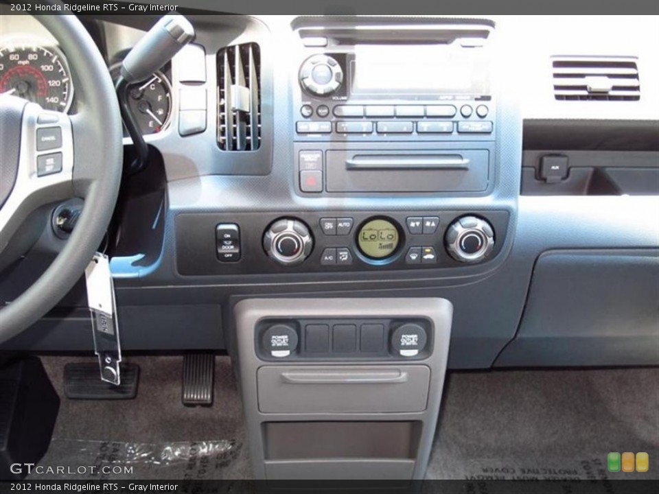 Gray Interior Controls for the 2012 Honda Ridgeline RTS #66432104