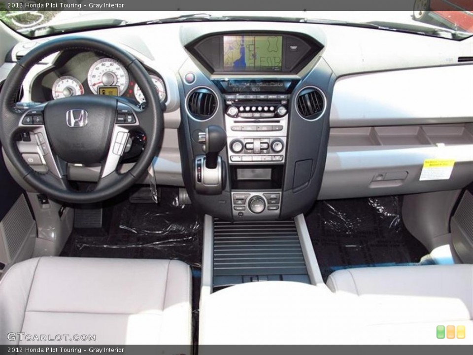 Gray Interior Dashboard for the 2012 Honda Pilot Touring #66432614