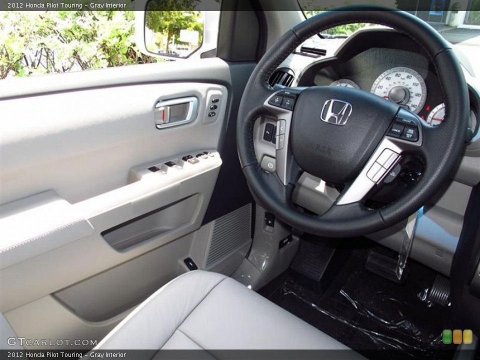 Gray Interior Steering Wheel for the 2012 Honda Pilot Touring #66432620
