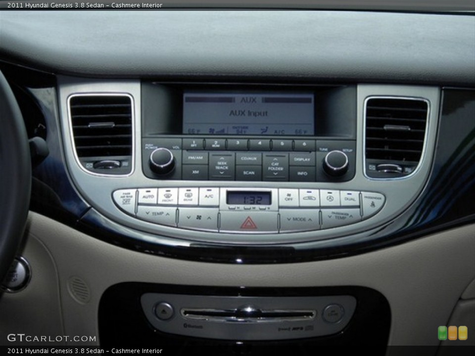 Cashmere Interior Controls for the 2011 Hyundai Genesis 3.8 Sedan #66433556