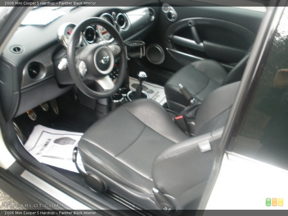 Panther Black Interior Prime Interior for the 2006 Mini Cooper S Hardtop #66434666