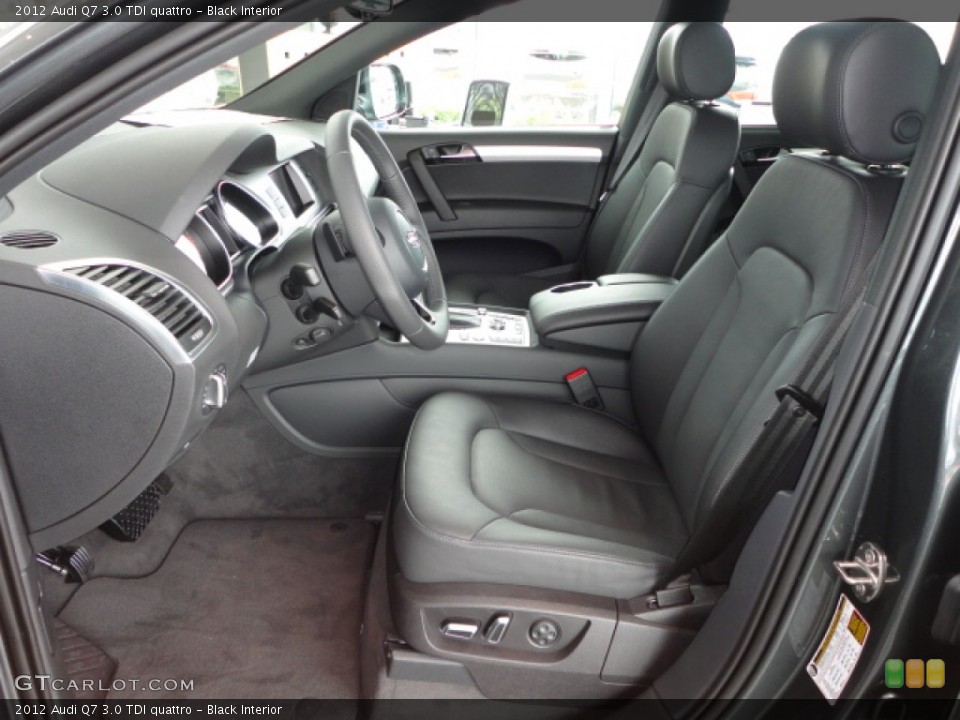 Black Interior Photo for the 2012 Audi Q7 3.0 TDI quattro #66435845