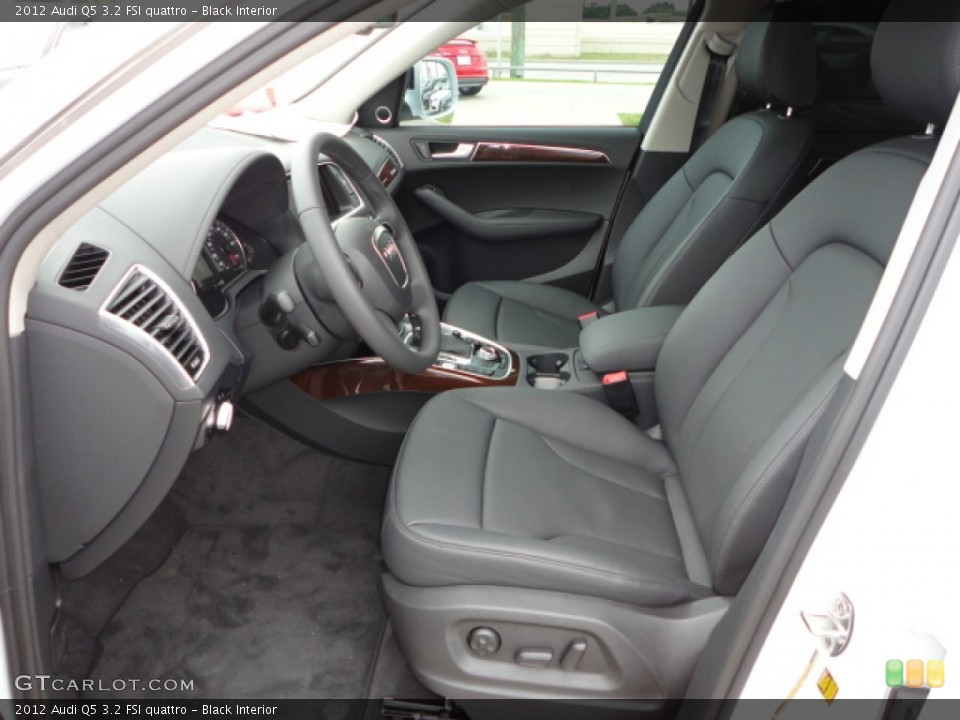 Black Interior Front Seat for the 2012 Audi Q5 3.2 FSI quattro #66435887