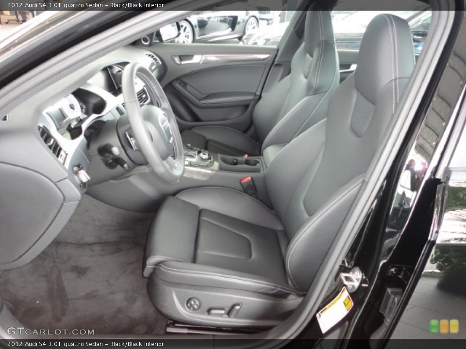Black/Black Interior Photo for the 2012 Audi S4 3.0T quattro Sedan #66435917