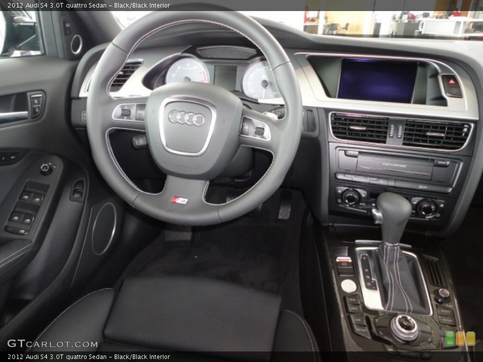 Black/Black Interior Dashboard for the 2012 Audi S4 3.0T quattro Sedan #66435923