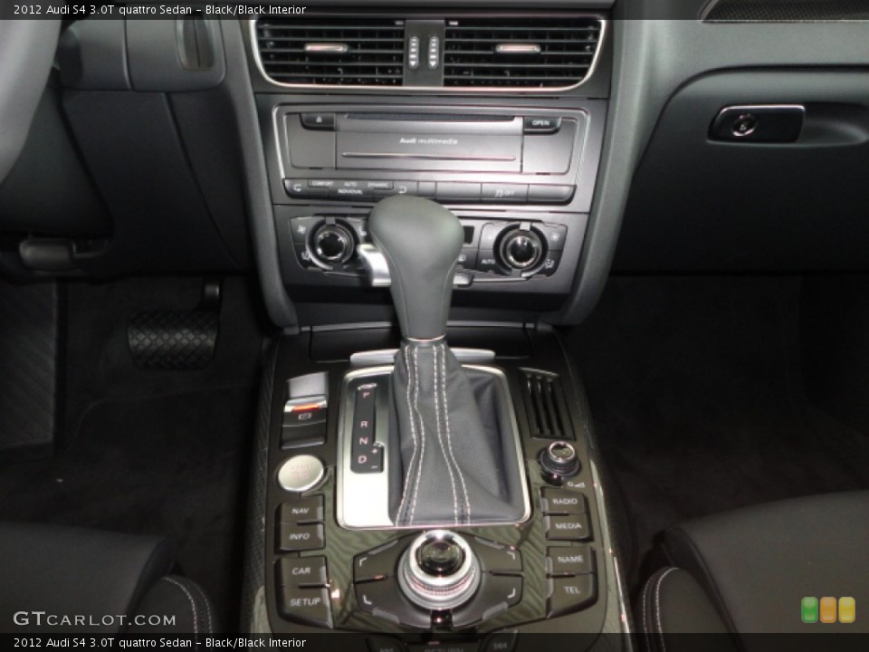 Black/Black Interior Transmission for the 2012 Audi S4 3.0T quattro Sedan #66435926