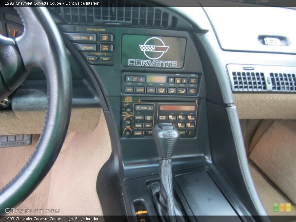 Light Beige Interior Controls for the 1993 Chevrolet Corvette Coupe #66438768