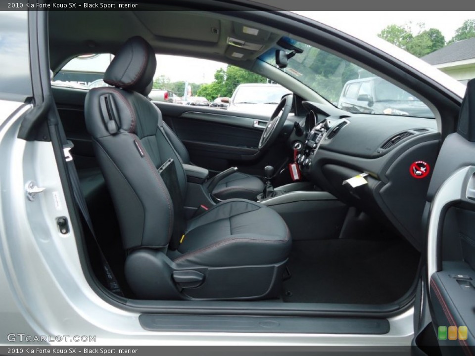 Black Sport Interior Photo for the 2010 Kia Forte Koup SX #66438966