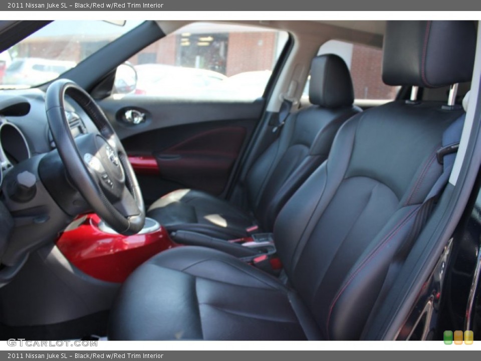 Black/Red w/Red Trim Interior Photo for the 2011 Nissan Juke SL #66442656