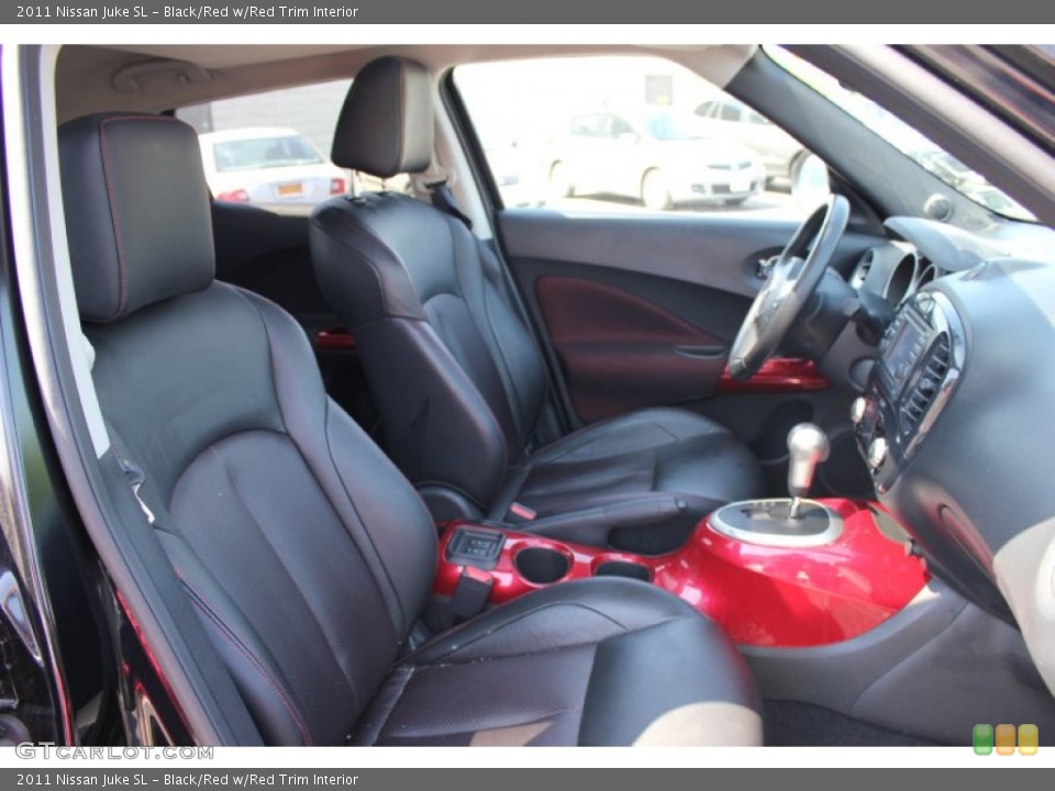 Black/Red w/Red Trim Interior Photo for the 2011 Nissan Juke SL #66442710