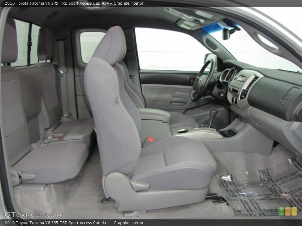 Graphite Interior Photo for the 2010 Toyota Tacoma V6 SR5 TRD Sport Access Cab 4x4 #66443220