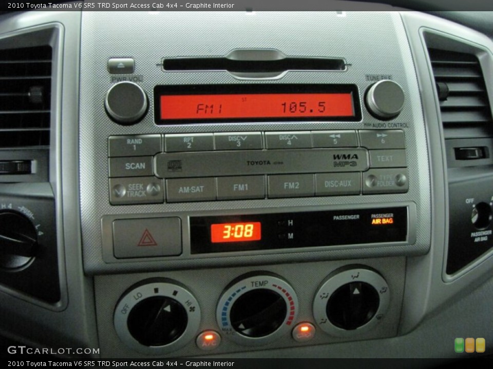 Graphite Interior Audio System for the 2010 Toyota Tacoma V6 SR5 TRD Sport Access Cab 4x4 #66443311
