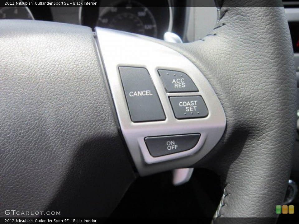 Black Interior Controls for the 2012 Mitsubishi Outlander Sport SE #66444627