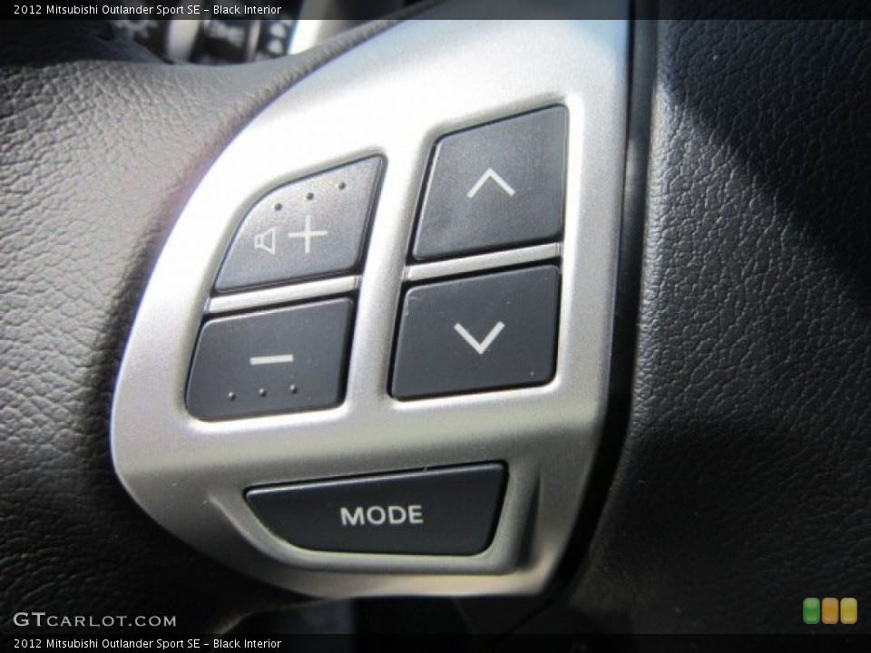 Black Interior Controls for the 2012 Mitsubishi Outlander Sport SE #66445308