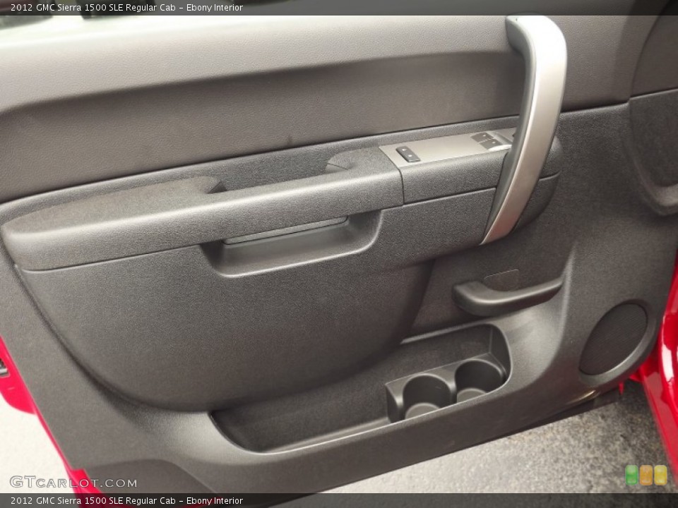 Ebony Interior Door Panel for the 2012 GMC Sierra 1500 SLE Regular Cab #66450036