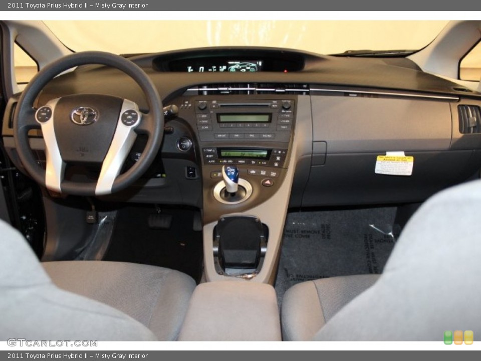 Misty Gray Interior Dashboard for the 2011 Toyota Prius Hybrid II #66450288