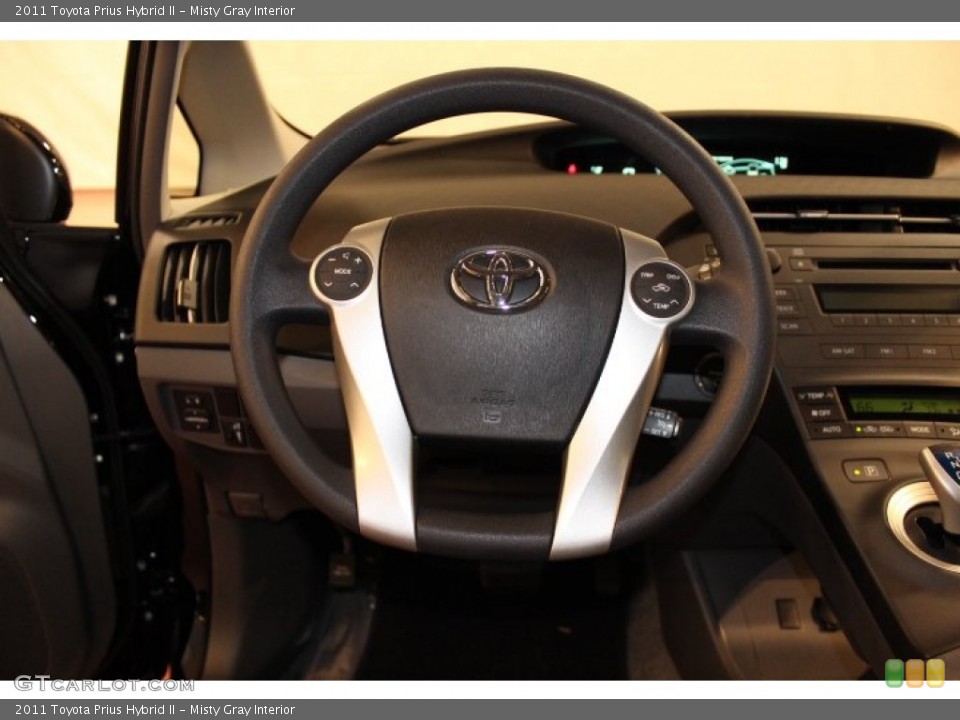 Misty Gray Interior Steering Wheel for the 2011 Toyota Prius Hybrid II #66450309