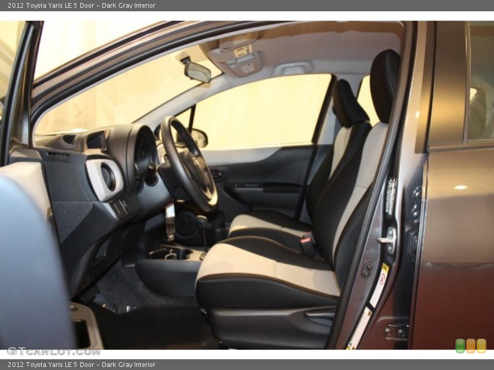 Dark Gray Interior Photo for the 2012 Toyota Yaris LE 5 Door #66450484