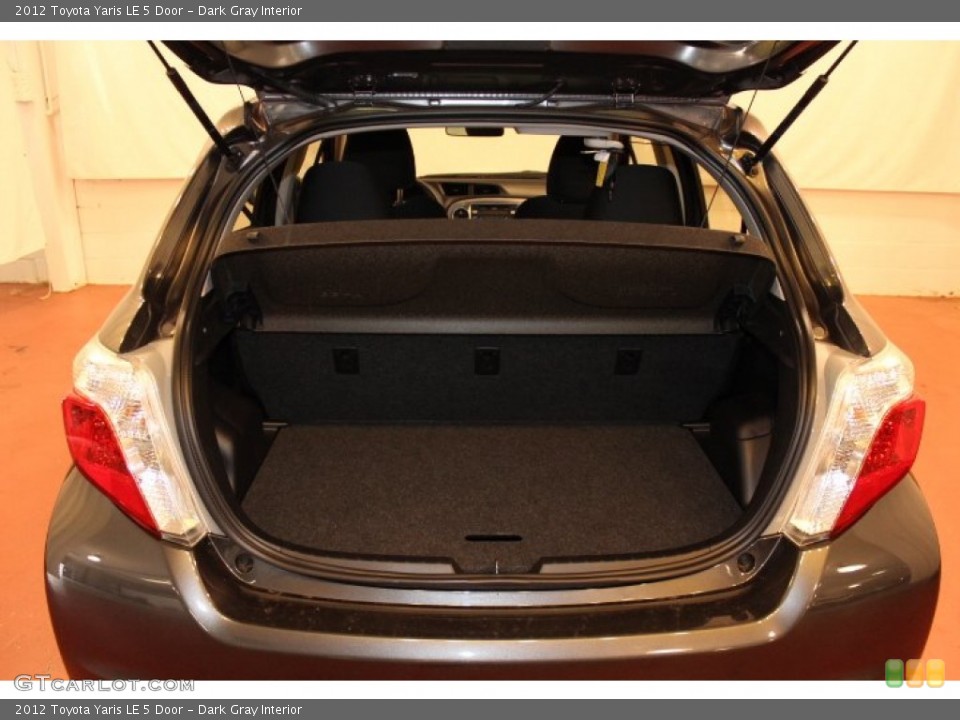 Dark Gray Interior Trunk for the 2012 Toyota Yaris LE 5 Door #66450567