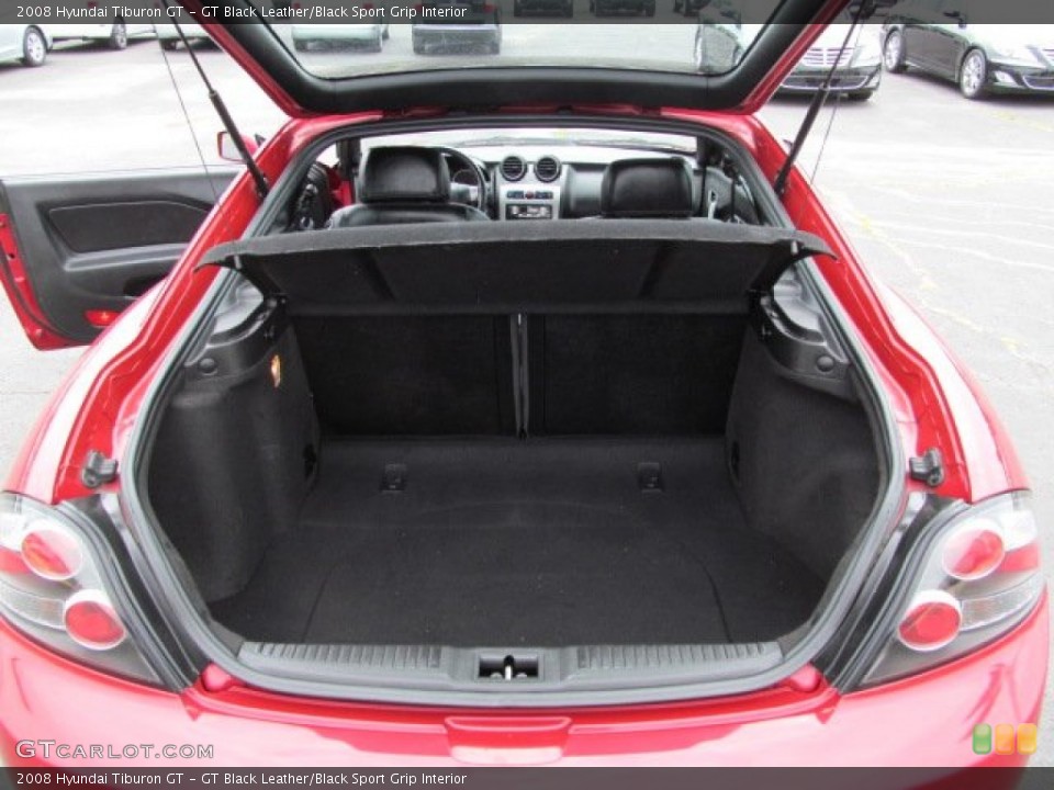 GT Black Leather/Black Sport Grip Interior Trunk for the 2008 Hyundai Tiburon GT #66452772