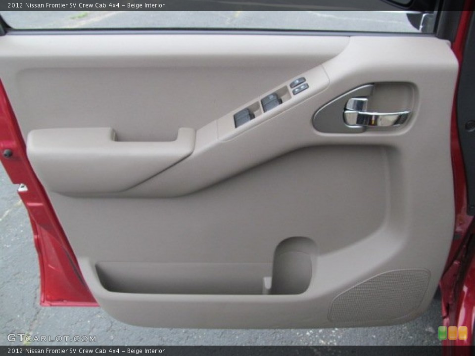 Beige Interior Door Panel for the 2012 Nissan Frontier SV Crew Cab 4x4 #66452859