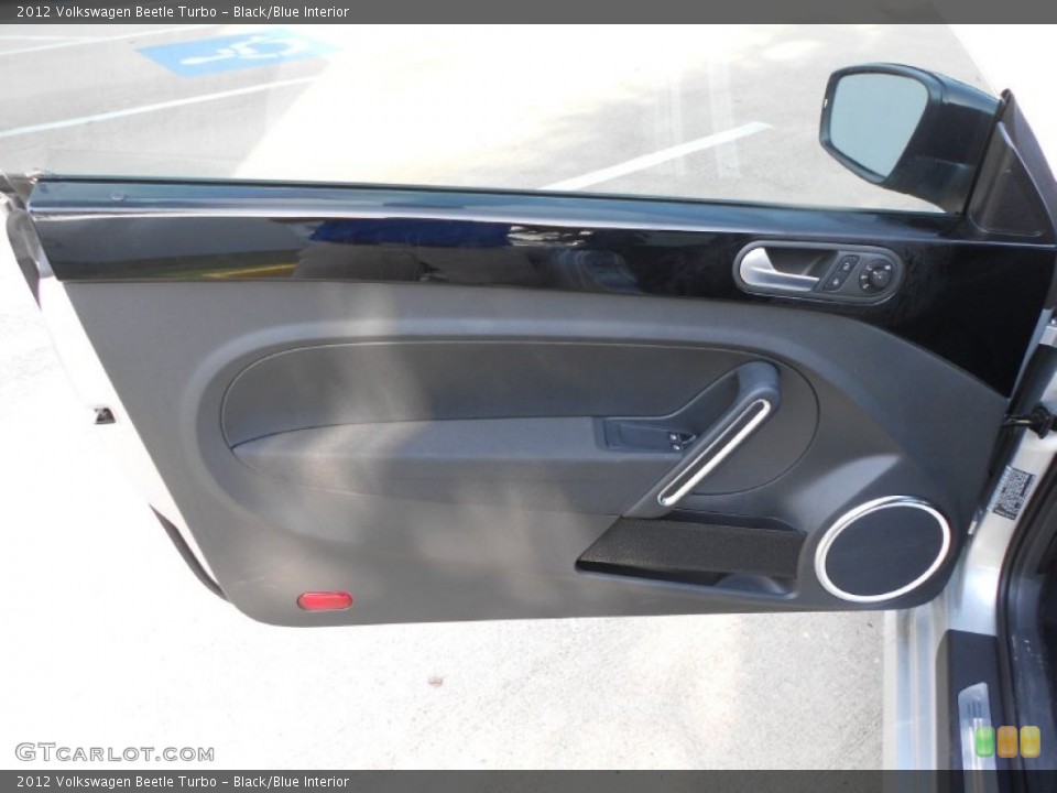 Black/Blue Interior Door Panel for the 2012 Volkswagen Beetle Turbo #66456078