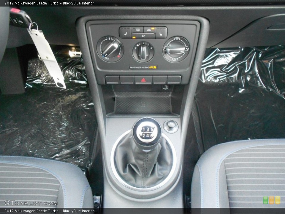 Black/Blue Interior Transmission for the 2012 Volkswagen Beetle Turbo #66456108