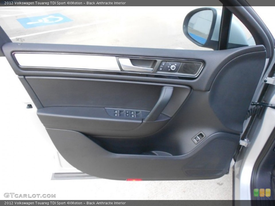 Black Anthracite Interior Door Panel for the 2012 Volkswagen Touareg TDI Sport 4XMotion #66456944