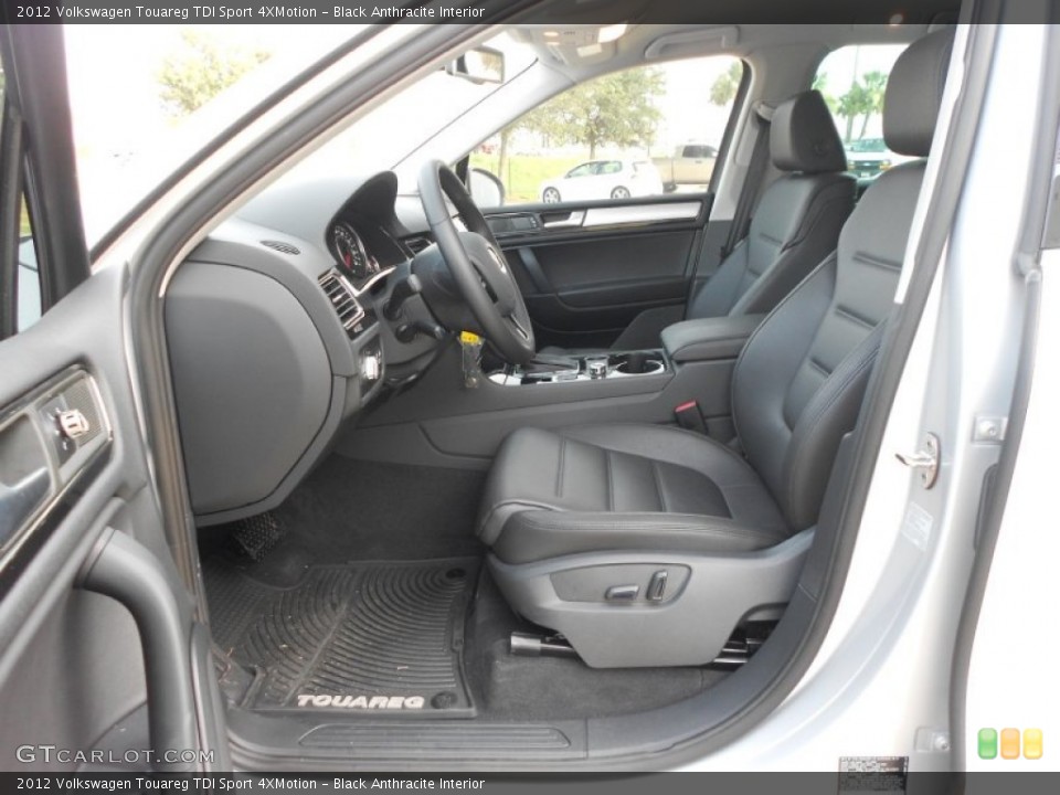 Black Anthracite Interior Photo for the 2012 Volkswagen Touareg TDI Sport 4XMotion #66456948