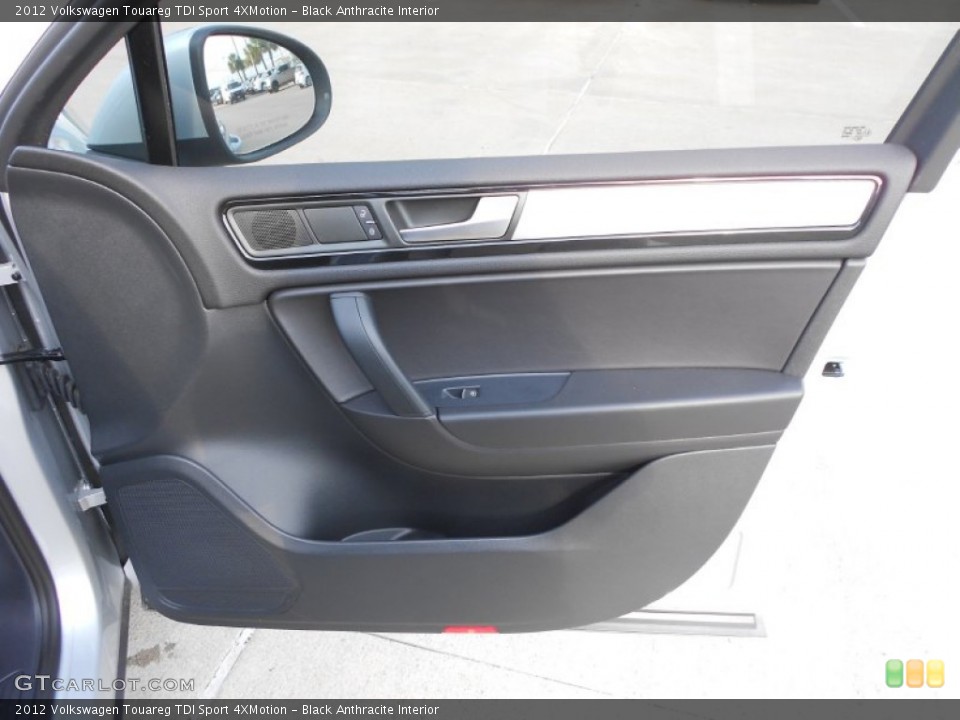 Black Anthracite Interior Door Panel for the 2012 Volkswagen Touareg TDI Sport 4XMotion #66456954