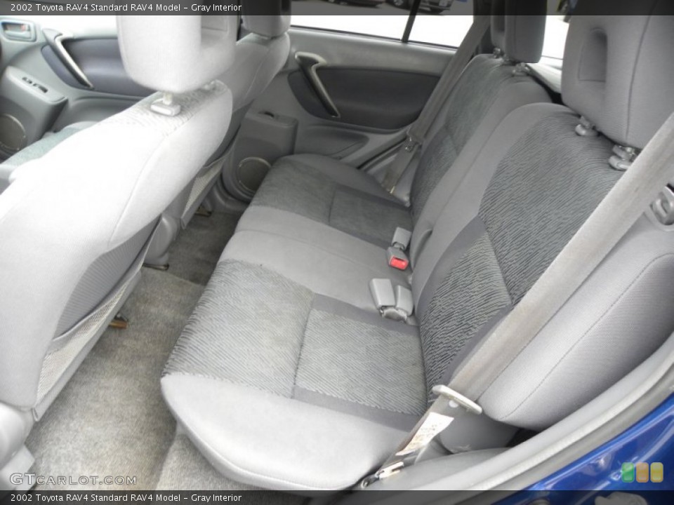 Gray Interior Rear Seat for the 2002 Toyota RAV4  #66458039