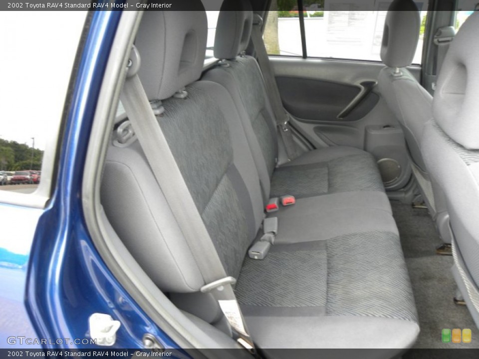Gray Interior Rear Seat for the 2002 Toyota RAV4  #66458064
