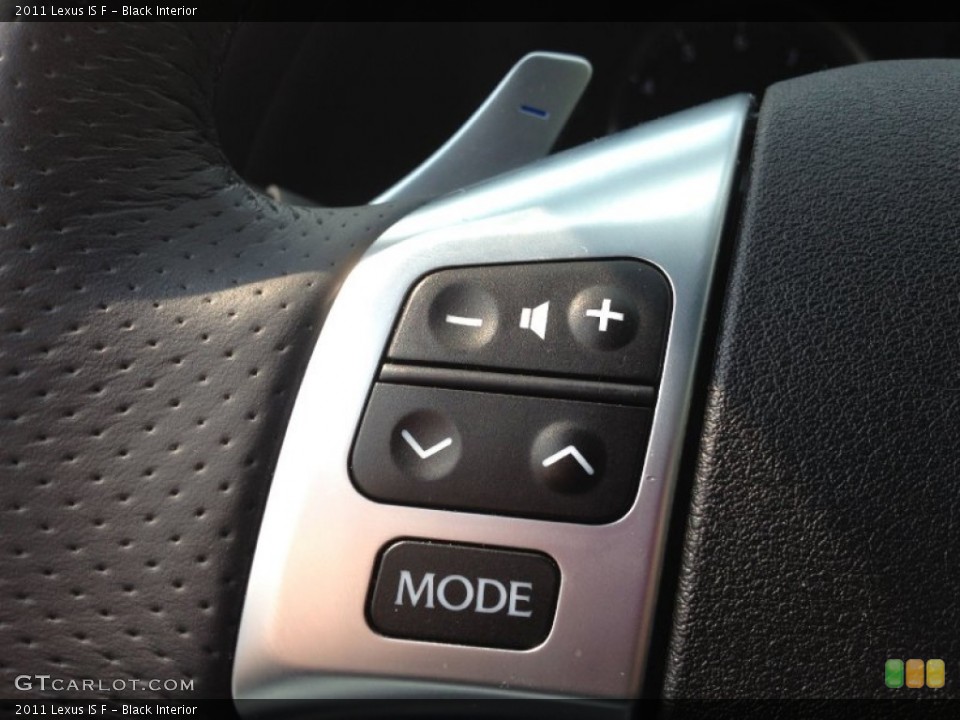 Black Interior Controls for the 2011 Lexus IS F #66458694
