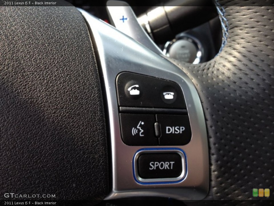 Black Interior Controls for the 2011 Lexus IS F #66458700