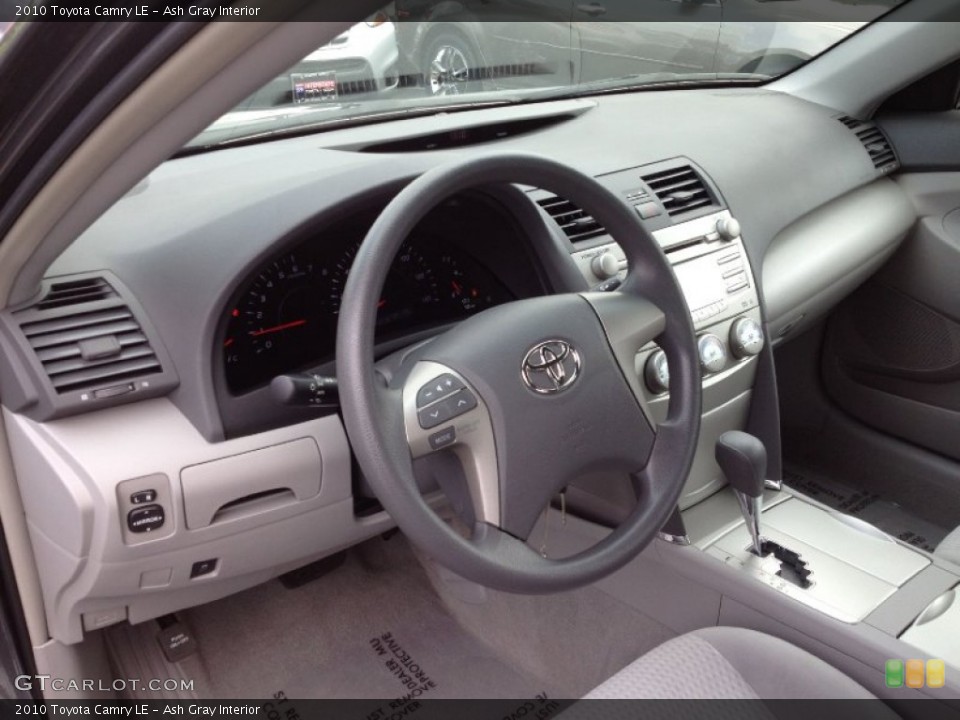 Ash Gray Interior Dashboard for the 2010 Toyota Camry LE #66458817