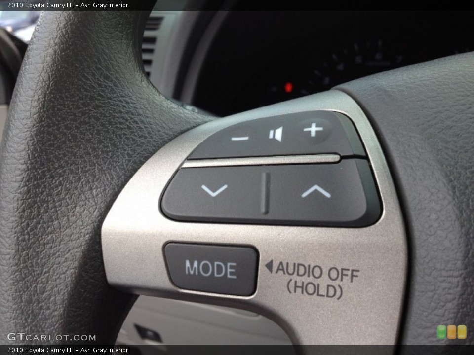 Ash Gray Interior Controls for the 2010 Toyota Camry LE #66458838