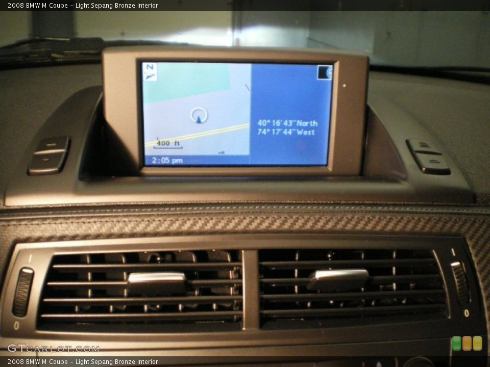 Light Sepang Bronze Interior Navigation for the 2008 BMW M Coupe #66460362