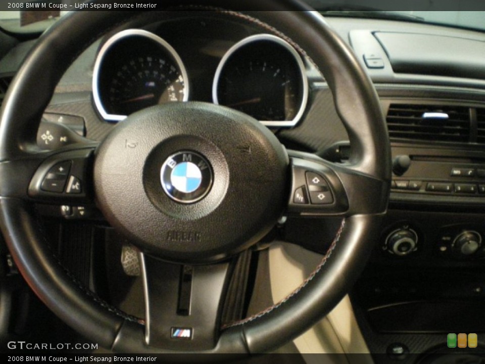 Light Sepang Bronze Interior Steering Wheel for the 2008 BMW M Coupe #66460386