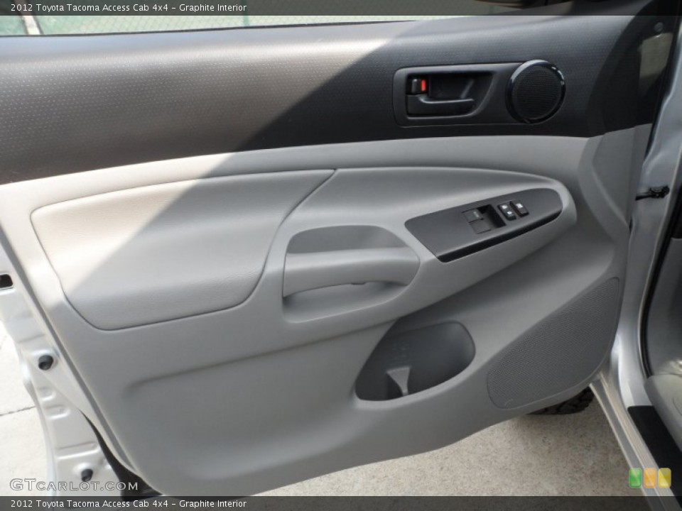 Graphite Interior Door Panel for the 2012 Toyota Tacoma Access Cab 4x4 #66461214