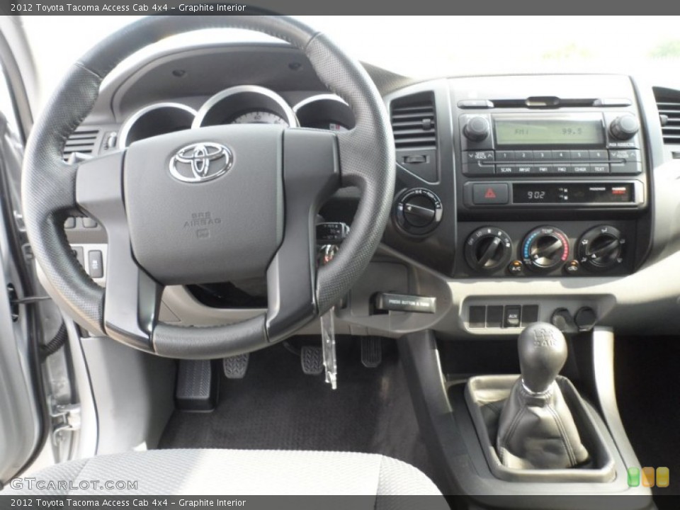 Graphite Interior Dashboard for the 2012 Toyota Tacoma Access Cab 4x4 #66461235