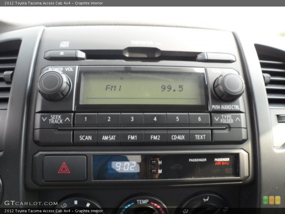 Graphite Interior Audio System for the 2012 Toyota Tacoma Access Cab 4x4 #66461241