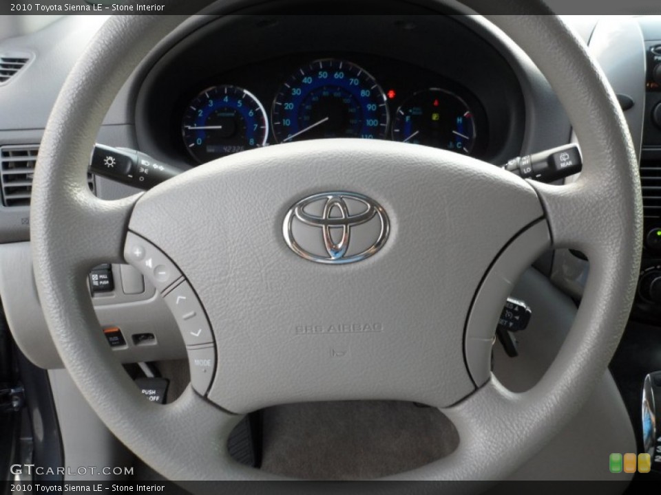 Stone Interior Steering Wheel for the 2010 Toyota Sienna LE #66461980