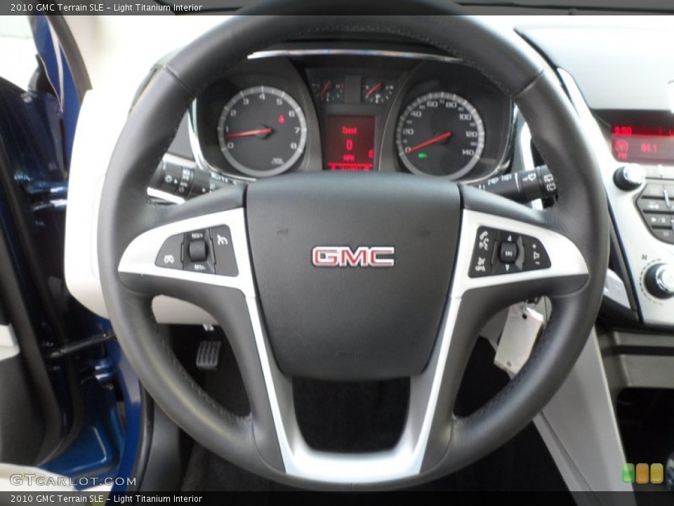 Light Titanium Interior Steering Wheel for the 2010 GMC Terrain SLE #66462219