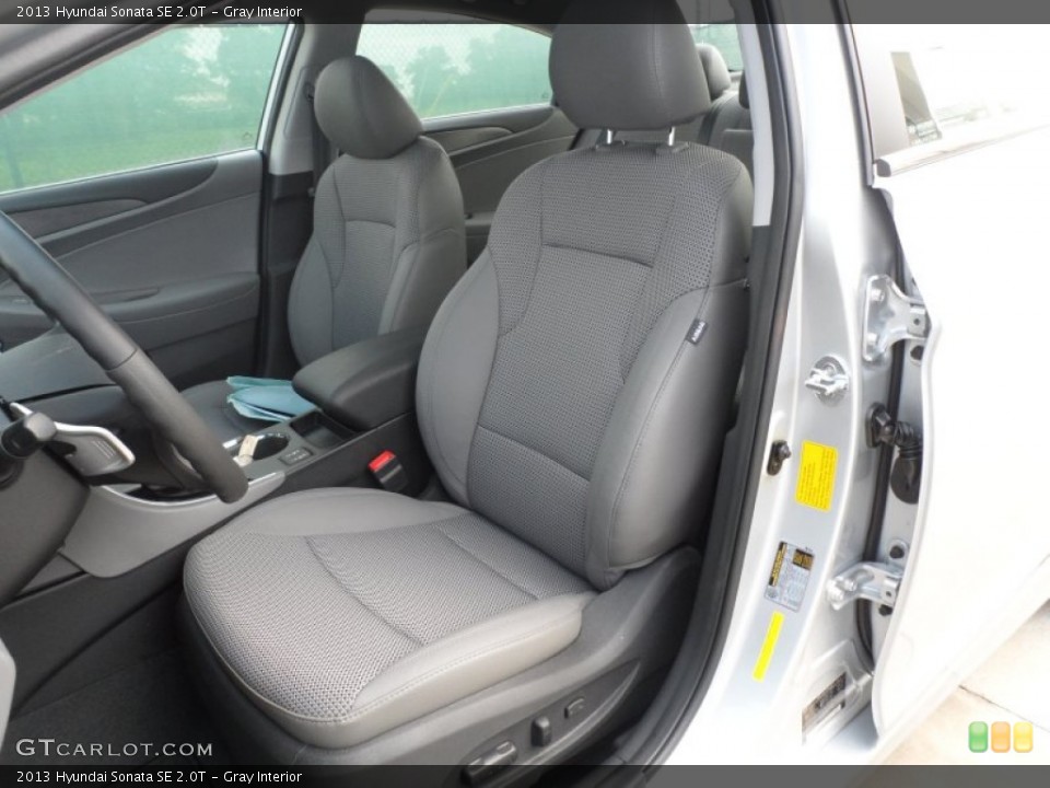 Gray Interior Front Seat for the 2013 Hyundai Sonata SE 2.0T #66465354