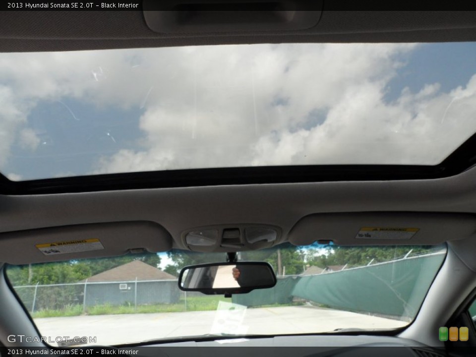 Black Interior Sunroof for the 2013 Hyundai Sonata SE 2.0T #66465573