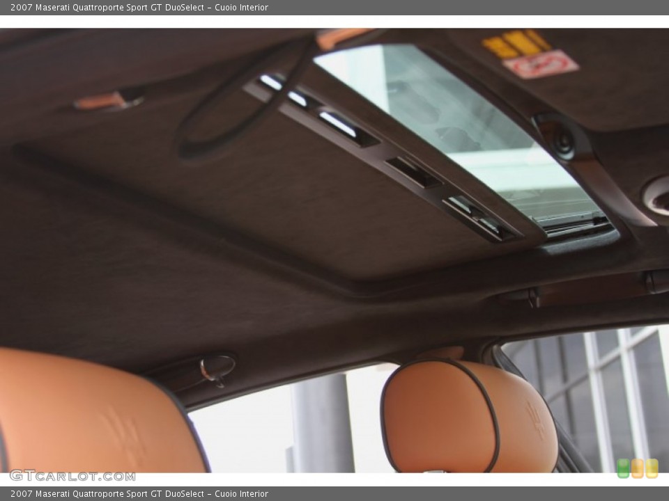 Cuoio Interior Sunroof for the 2007 Maserati Quattroporte Sport GT DuoSelect #66466662