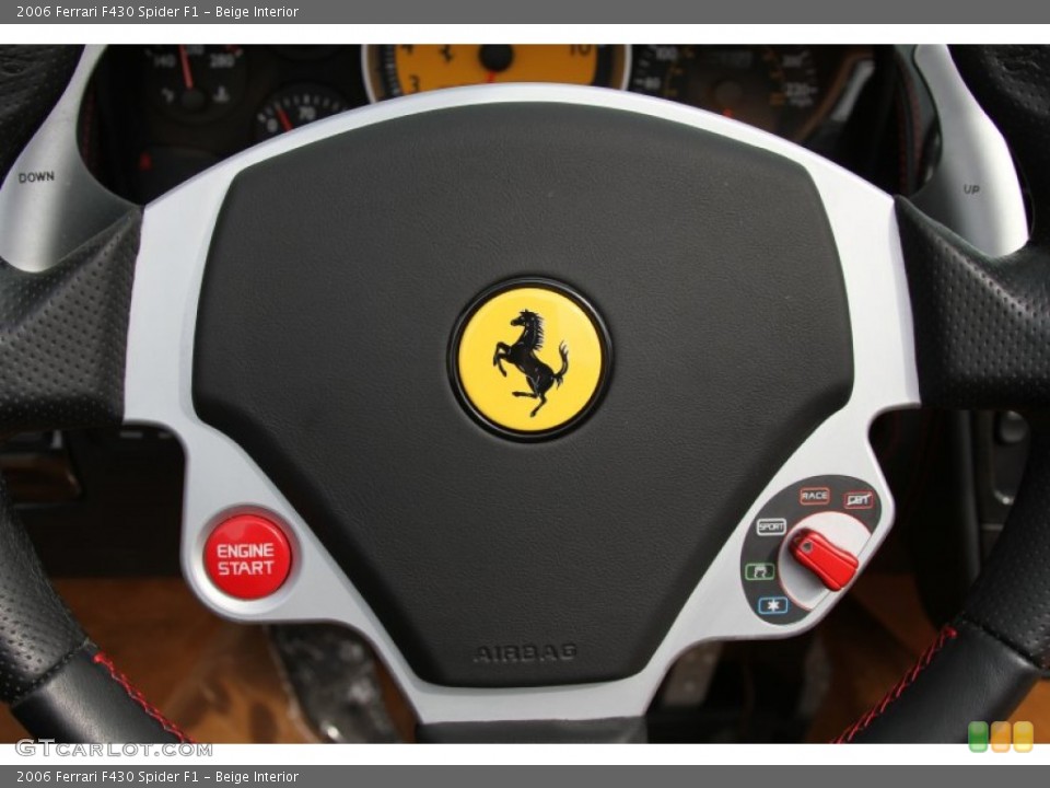 Beige Interior Controls for the 2006 Ferrari F430 Spider F1 #66466776