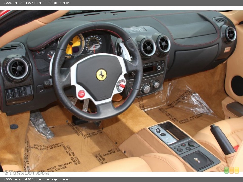 Beige Interior Dashboard for the 2006 Ferrari F430 Spider F1 #66466791