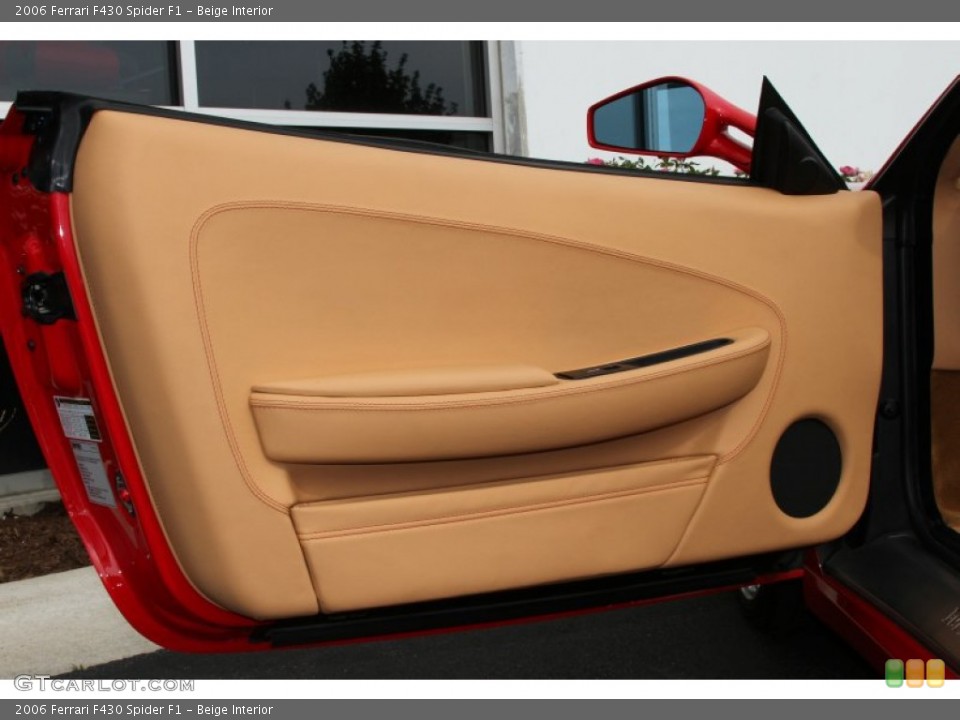 Beige Interior Door Panel for the 2006 Ferrari F430 Spider F1 #66466803