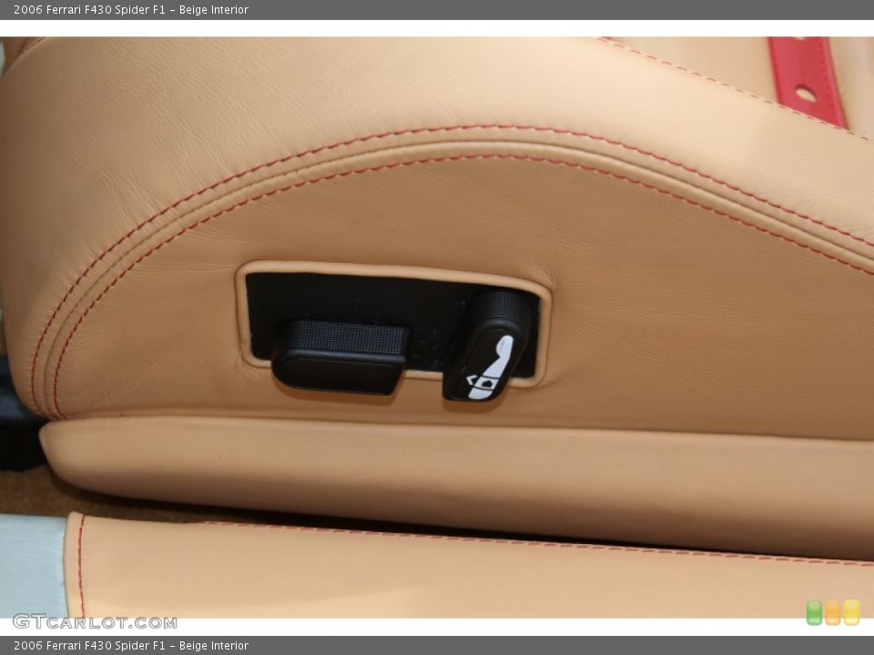 Beige Interior Controls for the 2006 Ferrari F430 Spider F1 #66466806